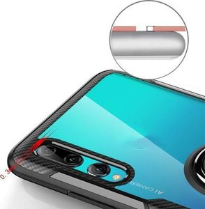 Alogy Etui Alogy Ring Holder Clear Armor do Galaxy A30S/A50/A50S czarne +szkło uniwersalny 4