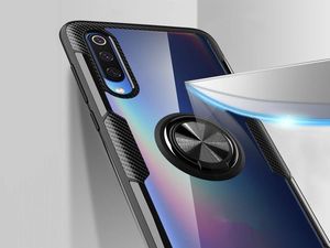 Alogy Etui Alogy Ring Holder Clear Armor do Galaxy A30S/A50/A50S czarne +szkło uniwersalny 5