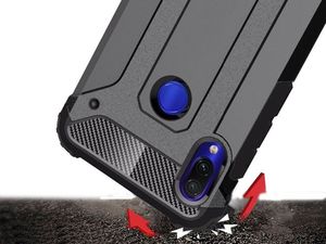 Alogy Etui Alogy Hard Armor do Xiaomi Redmi Note 7/ Note 7 Pro czarne + szkło 3mk uniwersalny 7