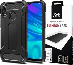 Alogy Etui Alogy Hard Armor do Xiaomi Redmi Note 7/ Note 7 Pro czarne + szkło 3mk uniwersalny 8
