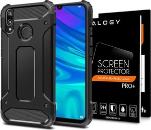 Alogy Etui Alogy Hard Armor do Xiaomi Redmi Note 7/ Note 7 Pro czarne + szkło uniwersalny 8