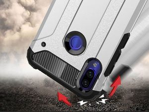 Alogy Etui Alogy Hard Armor do Xiaomi Redmi Note 7/ Note 7 Pro Srebrne + szkło uniwersalny 9