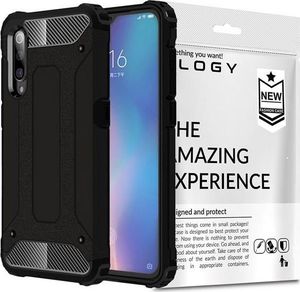 Alogy Etui Alogy Hard Armor do Xiaomi Mi 9 Czarne + Szkło Alogy uniwersalny 1