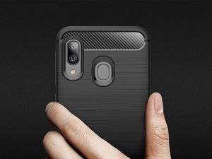 Alogy Etui Alogy Rugged Armor do Samsung Galaxy A20e czarne + Szkło Alogy uniwersalny 8