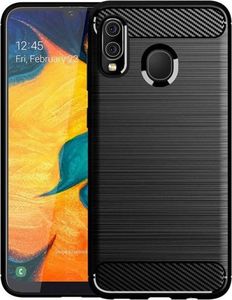 Alogy Etui Alogy Rugged Armor do Samsung Galaxy A30 czarne + Szkło uniwersalny 2