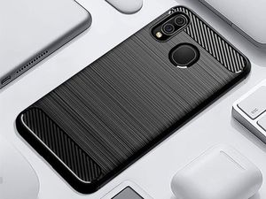 Alogy Etui Alogy Rugged Armor do Samsung Galaxy A30 czarne + Szkło uniwersalny 10