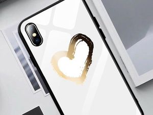 Alogy Etui Alogy Glass Armor Case do Apple iPhone XS Max białe serce + Szkło uniwersalny 2