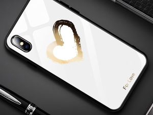 Alogy Etui Alogy Glass Armor Case do Apple iPhone XS Max białe serce + Szkło uniwersalny 4