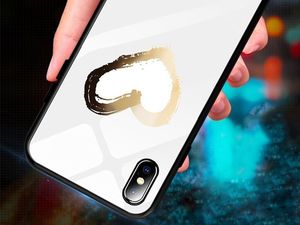 Alogy Etui Alogy Glass Armor Case do Apple iPhone XS Max białe serce + Szkło uniwersalny 6