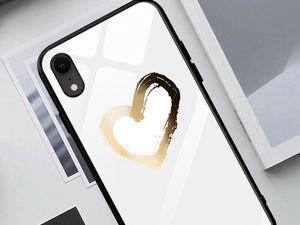 Alogy Etui Alogy Glass Armor Case do Apple iPhone XR białe serce + Szkło uniwersalny 3