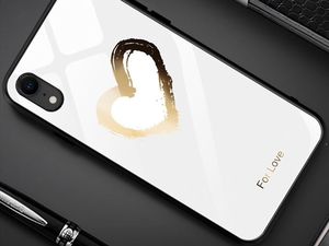 Alogy Etui Alogy Glass Armor Case do Apple iPhone XR białe serce + Szkło uniwersalny 5