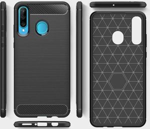 Alogy Etui Alogy Rugged Armor do Huawei P30 Lite czarne + Szkło Alogy uniwersalny 4