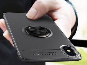 Alogy Etui Alogy Ring Holder Armor Apple iPhone XS Max + Szkło 9H uniwersalny 4