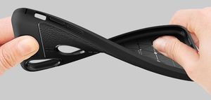 Alogy Etui pancerne Alogy leather case - Apple iPhone X Xs czarne + Szkło uniwersalny 7