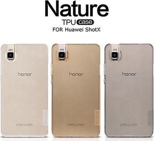 Nillkin ETUI NILLKIN NATURE SILIKON 0.6MM Huawei Honor 7i / Shot X Szary uniwersalny 2