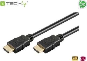 Kabel Techly HDMI - HDMI 2m czarny (21123) 1