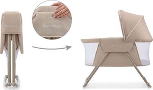 KinderKraft Łóżeczko/kołyska LOVI beige 9
