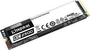 Dysk SSD Kingston KC2500 1 TB M.2 2280 PCI-E x4 Gen3 NVMe (SKC2500M8/1000G) 1