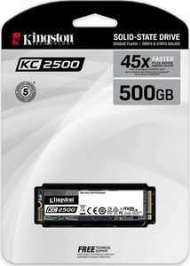 Dysk SSD Kingston KC2500 500 GB M.2 2280 PCI-E x4 Gen3 NVMe (SKC2500M8/500G) 3