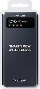 Samsung Etui Samsung EF-EA415PB A41 A415 czarny /black S View Wallet Cover 10