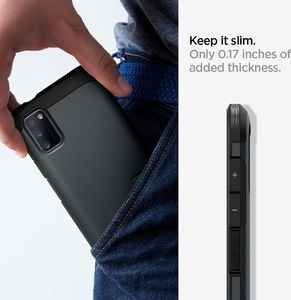 Spigen Spigen Tough Armor Sam A415 A41 Metal Slate ACS00877 4