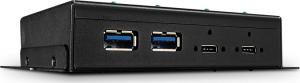 HUB USB Lindy 1x USB-C  + 2x USB-A 3.1 Gen2 (43094) 1