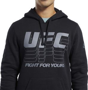 Reebok Bluza męska Ufc Fg Pullover czarna r. M (FJ5161) 4