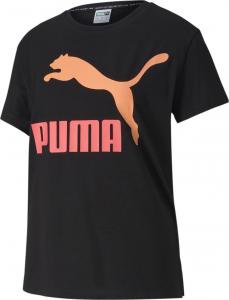 Puma Koszulka damska Classics Logo Tee czarna r. S (59551491) 1