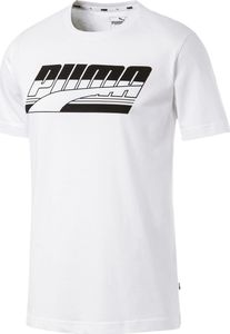 Puma Koszulka męska Rebel Basic biała r. XL (85421402) 1