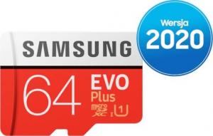 Karta Samsung EVO Plus MicroSDXC 64 GB Class 10 UHS-I/U1  (MB-MC64HA/EU) 2