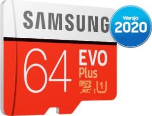 Karta Samsung EVO Plus MicroSDXC 64 GB Class 10 UHS-I/U1  (MB-MC64HA/EU) 4