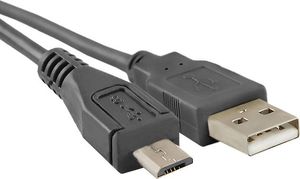 Kabel USB Qoltec USB-A - microUSB 1.8 m Czarny (5901878523262) 1