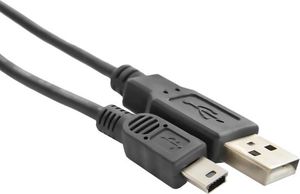 Kabel USB Qoltec USB-A - miniUSB 1.8 m Czarny (5901878523279) 1