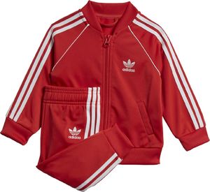 Adidas Komplet dresowy dziecięcy Superstar Suit czerwony r. 104 (FM5584) 1