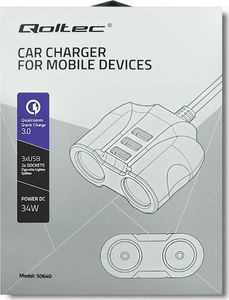 Ładowarka Qoltec 3.1 A  (5901878506401) 8