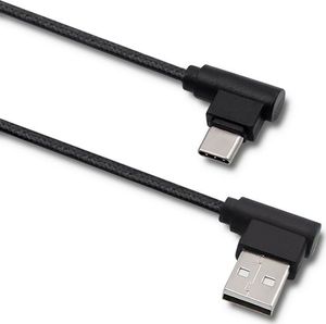 Kabel USB Qoltec USB-A - USB-C 1 m Czarny (5901878504957) 1