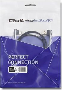 Kabel USB Qoltec USB-A - USB-C 1 m Czarny (5901878504957) 3