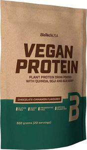 Bio Tech BioTech Vegan Protein 500g : Smak - czekolada- cynamon 1
