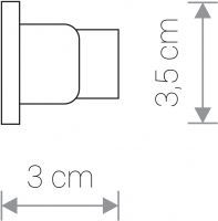 Nowodvorski Zakończenie do szyn zaślepka Nowodvorski Profile Dead End Cap biała 9457 2