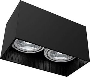 Lampa sufitowa Nowodvorski Plafon Nowodvorski Groove 9316 lampa sufitowa oprawa spot 2X75W GU10 ES111 czarny 1