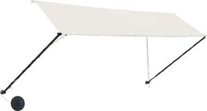 vidaXL Markiza zwijana z LED, 350 x 150 cm, kremowa 3