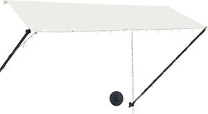 vidaXL Markiza zwijana z LED, 300 x 150 cm, kremowa 3