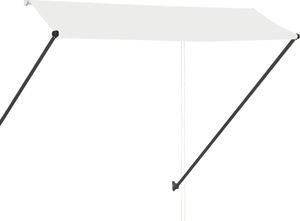 vidaXL Markiza zwijana z LED, 300 x 150 cm, kremowa 4