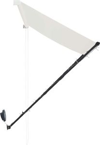 vidaXL Markiza zwijana z LED, 300 x 150 cm, kremowa 6