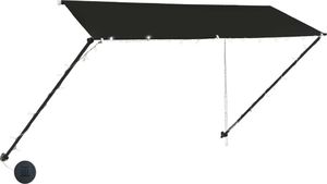 vidaXL Markiza zwijana z LED, 350 x 150 cm, antracytowa 3