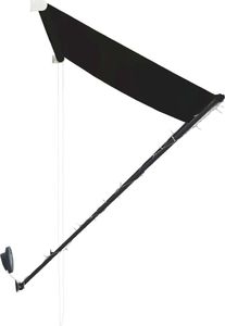 vidaXL Markiza zwijana z LED, 350 x 150 cm, antracytowa 6