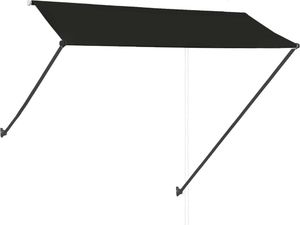 vidaXL Markiza zwijana z LED, 300 x 150 cm, antracytowa 4
