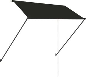 vidaXL Markiza zwijana z LED, 250 x 150 cm, antracytowa 4