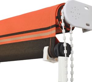 vidaXL Zwijana markiza, 350x150 cm, pomarańczowo-brązowa 5