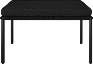 vidaXL 3 częściowy zestaw wypoczynkowy do ogrodu, z poduszkami, PVC, czarny (48593) 5